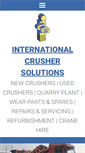 Mobile Screenshot of internationalcrushersolutions.com